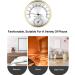 TAIMEMAO SAUNA Hygrometer | 2-in-1 Stainless Steel Thermometer & Hygrometer | High-Quality Analog Sauna Accessories | Accurate up to 120 C - Buy Online on GoSupps.com