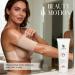 Lady B FIR Infrared Arm Band & Body Cream Set for Women EMANA Smartwear Tech for Toning Flabby Arms Advanced Compression Sleeves with Skin Rejuvenating Cream for Cellulite Reduction & Elasticity One Size Nude - Buy Online on GoSupps.com