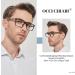 OCCI CHIARI Large Comfortable Reading Glasses for Men - B-Black (1.0 to 6.0 Magnification - Buy Online on GoSupps.com