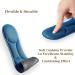 5D Sponge Comfort Insoles 2-Pairs | Arch & Heel Pain Relief for Men & Women | Dark Blue, Large Sizes - Buy Online on GoSupps.com
