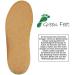 Greenfeet Orthopedic Insoles for Knickfuß & Senkfuß - 3mm Heel Spur Support (41/42 EU) | International Shipping - Buy Online on GoSupps.com