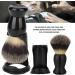 Buy Niso 2X Soft Pig Bristle Beard Brush Kit - Men's Mustache Comb & Shaving Stand | International Shipping Available - Buy Online on GoSupps.com
