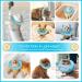 Nobleza Soft Adjustable Cat Recovery Collar - Small Elizabethan Cone for Kitten After Surgery - Buy Online on GoSupps.com