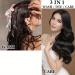 3 in 1 Hair Dye Shampoo for Women - Instant Black & Brown Color Long-Lasting Gray Coverage Nourishing Formula - Buy Online on GoSupps.com