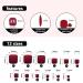 AddFavor 14 Colors Square Full Cover Short False Toe Nails - 12 Sizes Glossy Fake Toenails for Women and Girls - Buy Online on GoSupps.com