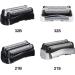 LAUGHERER Replacement Shaving Heads for 3 Series - Compatible with 300S 301S 310S 320S 330S 340S | 4 Pack - Best Quality & Performance - Buy Online on GoSupps.com