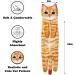 Agrimony Cat Funny Hand Towels - Cute Cat Decor Hanging Washcloths for Bathroom Kitchen, Super Absorbent Soft Face Towels - Perfect Mother's Day Gift for Cat Lovers - Orange - Buy Online on GoSupps.com