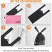 100 Black Opaque Feminine Disposal Tie Bags for Tampons, Pads & Liners - Sanitary & Discreet Trail Essentials (Black) - Buy Online on GoSupps.com