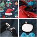 LOGOFUN Christmas Hair Cutting Cape - Festive Kids Barber Cape for Christmas Haircuts - Perfect Barber Shop Supplies - Buy Online on GoSupps.com