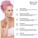 Flamingo Neon Microfiber Hair Towel Wrap for Women | Super Absorbent 10x26 Inch Hair Turban with Button - Perfect for Fast Drying & Travel - Buy Online on GoSupps.com