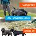 KAYTOW Hands Free Double Dog Leash Dual Dog Leash for Medium and Large Dogs Dog Leash for 2 Dogs with Padded Handles Reflective Stitches No Pull Tangle Free (Blue for 2 Dogs) - Buy Online on GoSupps.com