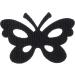 VOCOSTE Hair Pads Butterfly Shape Hair Pad Bangs Patch for Women Black - Buy Online on GoSupps.com