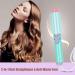 Buy 2-in-1 Ceramic Heated Curling Iron Brush for Travel - Mini Hair Curler & Straightener - Anti-Scald Volume & Smoother Hair - Blue - Buy Online on GoSupps.com