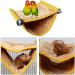 Double Layer Hamster Hammock House | Guinea Pig Bed Hideout | Hanging Swing Winter Warm Bed for Small Pets | Washable Nest for Mouse, Rat, Hamster | Cozy Hideaway for Playing and Sleeping - Buy Online on GoSupps.com