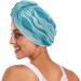 Sea Wave Hair Towel 2 Pack - Super Absorbent Quick Dry Hair Turbans for Women & Girls | Ideal Travel Hair Drying Solution - Buy Online on GoSupps.com
