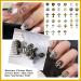 58PCS Metal Cross Nail Charms - Vintage 3D Punk Accessories for Nail Salon & Art at Home - Buy Online on GoSupps.com