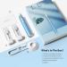 Sonic Electric Toothbrush for Adults - Rechargeable 120 Days Battery 38000 VPM 3 Modes 2 Min Timer Metal Cover - 5 Colors Available (Blue - Buy Online on GoSupps.com