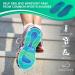 Plantar Fasciitis Insoles - Cushioned Arch Support Shoe Inserts for Men (9-9.5) & Women (11-11.5) | Memory Foam Foot Arch Supports - Buy Online on GoSupps.com