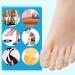 Mazlaz 36-Piece Transparent Silicone Callus Cushions | Waterproof Corn Pads Toe Protectors for Men and Women - Soft Sticky Toe Pads for Feet, Toes, Heels - Buy Online on GoSupps.com