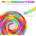 Fezog 2 Pack Rainbow Beaded Kids Jump Rope for Kids & Adults | Tangle-Free Segmented Skipping Rope for Fitness Exercise Training - 7 FT - Buy Online on GoSupps.com
