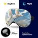 Cranes Birds Flying Sky Sleep Mask | Cute Adjustable Eyemask for Travel & Sleeping - Buy Online on GoSupps.com