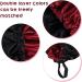 Cerolopy 2 Pcs Satin Sleep Cap Silk Bonnet Sleep Cap Waterproof Satin Hair Cap Double Layer Satin Bonnet for Women Girls Pink+black - Buy Online on GoSupps.com