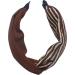 Topkids Accessories Striped Knot Alice Bands Adult Women Hair Accessories for Women Hair Bands for Women Thick Headband Womens Headbands Head Bands Adult Women Wide Headbands (Brown) - Buy Online on GoSupps.com