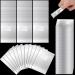 1000 Pcs Nail Polish Remover Gel Nail Polish Remover Foil Nail Wraps with Pre Attached Lint Pad for Removing Nail Polish Silver