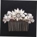 Didiseaon Pearl Hair Comb Crystal Headpiece Hair Accessories Rhinestone Barrettes Crystal Hair Comb Rhinestone Headpiece Bridal Hair Comb Pearl Comb Vintage Hair Comb Props Fashion Bride - Buy Online on GoSupps.com