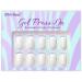 Bartbox French Press On Nails - Short Square Artificial Nails (30 pcs) | Nail Glue Included | Perfect for Women & Girls | Mike White-48 - Buy Online on GoSupps.com