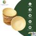 Charity Leaf Disposable Palm Leaf 3.5" Round Mini Bowl (25 pcs) Dipping Bowls | Bamboo Like| All Natural and Biodegradable | Charcuterie Boards  BBQs  and Parties 3.5" Round Bowls (25 pcs) - Buy Online on GoSupps.com