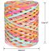 Colored 262 Feet Raffia Paper Ribbon for Gift Wrapping & DIY Decoration - Pink Multi-color String (262 Feet) - Buy Online on GoSupps.com
