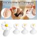 Daisy Silicone Toe Separators - 8pcs for Manicure Pedicure Nail Art DIY - White - Buy Online on GoSupps.com