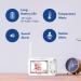 Panasonic Baby Monitor with Camera and Audio | 3.5 Color Video Monitor | Long Range | Secure Connection | 2-Way Talk | Soothing Sounds | Remote Pan Tilt Zoom | KX-HN4101W (White) - Buy Online on GoSupps.com