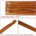 DIRBUY Wooden Yarn Bowl with Bamboo Crochet Hooks - Crochet Gift Set for Mom, Grandma, Girlfriend - 12PCS Brown - Buy Online on GoSupps.com