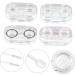 Ultechnovo 8-Piece Transparent Contact Lens Case - Durable Storage for Colored Lenses | International Shipping Available - Buy Online on GoSupps.com
