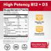 Vitamin B12 5000mcg & Vitamin D3 5000 IU Gummies | Fruit Punch Flavor | Energy & Immune Support | 60 Count - Buy Online on GoSupps.com