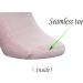 Yomandamor Ladies Bamboo Diabetic Ankle Socks - Non-Binding Top, Cushioned Sole - L Size 3-8 (6 Pairs, Pink) - Buy Online on GoSupps.com