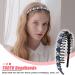 Yeshan Rhinestone & Crystal Teeth Comb Headbands for Women - Pack of 4 (Mixed Colors) - Buy Online on GoSupps.com