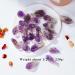 Apengshi 1/2 lb Natural Amethyst Crystal Points - Raw Gemstones for Meditation Reiki and DIY | Bulk Chakra Stones from Brazil - Buy Online on GoSupps.com