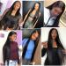 32 inch Brazilian Virgin Straight Lace Front Wig - 180% Density HD Lace Front Wig for Black Women - Buy Online on GoSupps.com