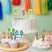 48pcs Beach Slippers 8 Shape Cupcake Toppers - Summer Hawaii Cupcake Toppers - Buy Online on GoSupps.com