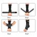 Maazo Ankle Brace for Women Men Youth - Sprained Ankle Support, Plantar Fasciitis Relief, Heel Pain Relief - Medium Size - Buy Online on GoSupps.com
