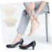 FOMIYES 12 Pairs Cuttable Non-Slip Heel Pads - Abrasion-Proof Insoles for Women - Bunion & Shoe Protector Sponge White - Buy Online on GoSupps.com