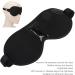 Black Soft Polyester Magnet Blindfold for Comfortable Home Use - Adjustable Size - Buy Online on GoSupps.com