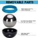 Nobility Massage Ball Roller: Ice Cold & Hot for Deep Tissue Relief - Body, Neck, Back, Foot, Plantar Fasciitis - Buy Online on GoSupps.com