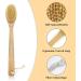 CARELAX Long Handle Back Scrubber Brush with Pumice Stone - Body Exfoliating for Shower and Dry Brushing - Buy Online on GoSupps.com