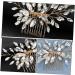 Didiseaon hair European and American headgear manual crystal modeling Accessories rhinestones Metal decorate Hair piece wedding bride comb accessories hairpin hair comb Miss - Buy Online on GoSupps.com