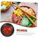 4 Pcs Chili Sauce Snack Plate Flavor Plates Food Household Sauce Dishes Dipping Vegetables re-usable 9X9X2.4CMx2pcs Blackx2pcs - Buy Online on GoSupps.com