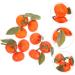 Zerodeko 3pcs Simulation Sugar Orange Plastic Fruit Decor Orange Model House Decorations for Home Artificial Orange Home D cor Playhouse Toy Photo Prop Household Showcase Foam - Buy Online on GoSupps.com